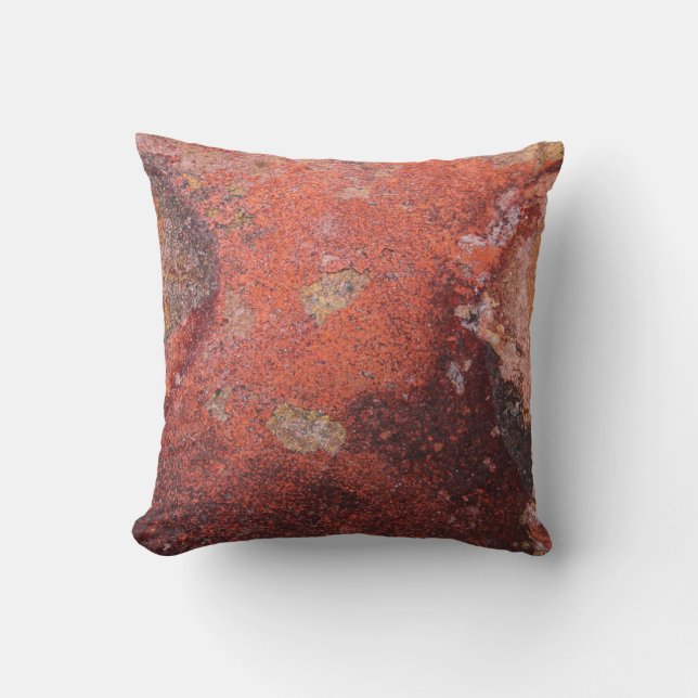 Abstract Rust Cushion (Front)