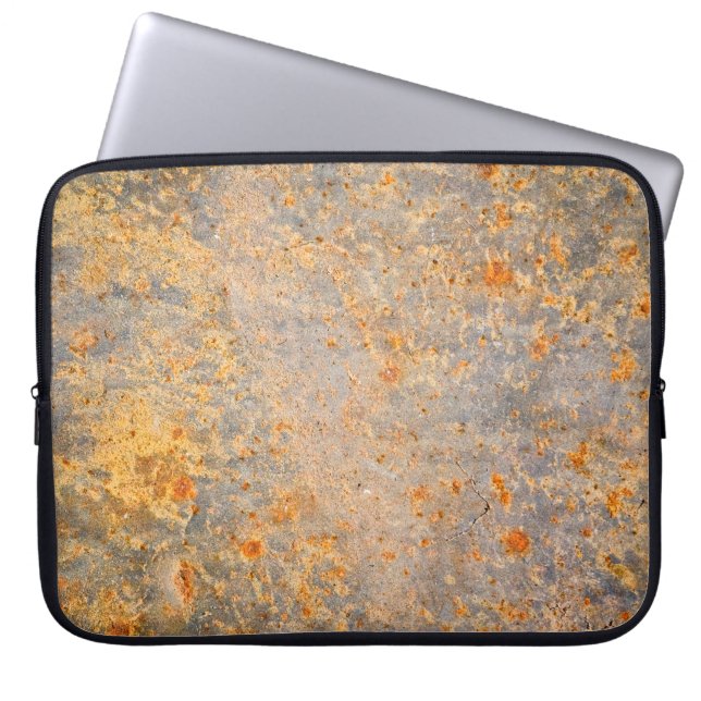Abstract rusty grunge metal backgroundabstract, ag laptop sleeve (Front)