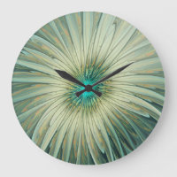 Abstract Sage Green Fantasy Flower Fractal Art