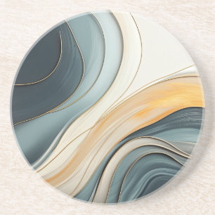 Abstract Sandstone Coaster