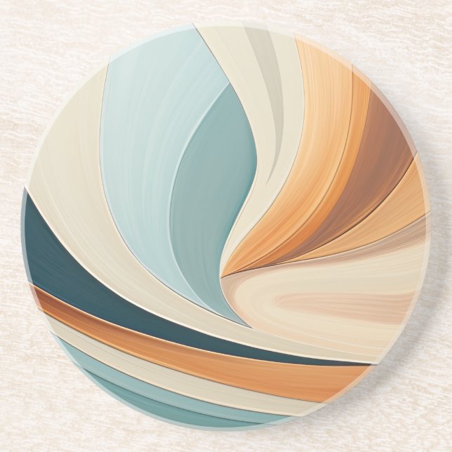 Abstract Sandstone Coaster (Front)