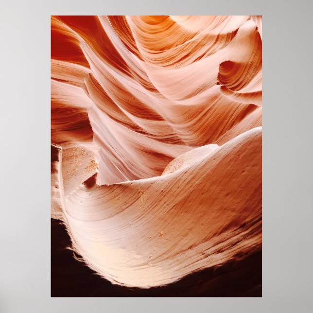 ABSTRACT SANDSTONE RAVINE POSTER (Front)