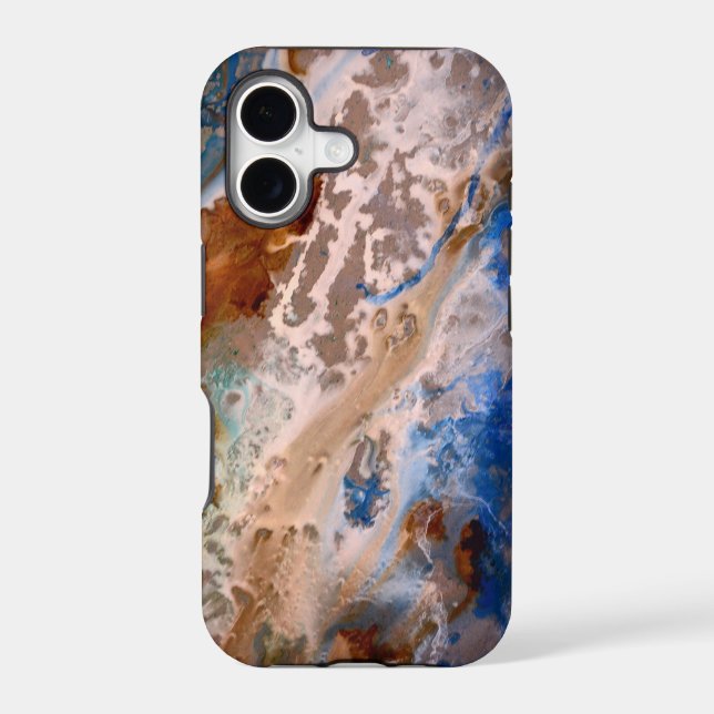 Abstract sandy beach pattern water foam pattern  (Back)