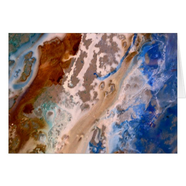 Abstract sandy beach pattern water foam pattern  (Front Horizontal)