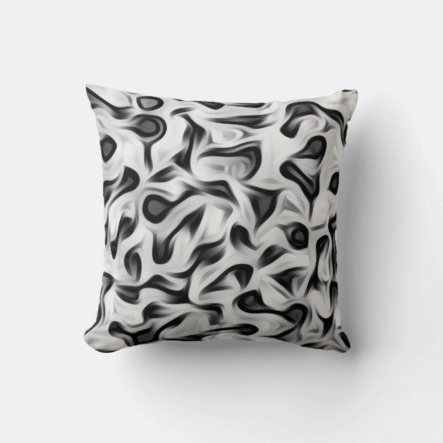 Abstract Satin Cushion (Front)