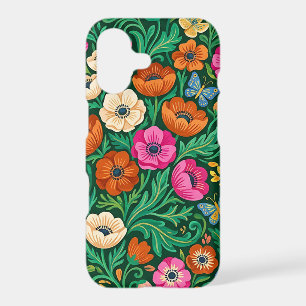 Abstract Scandinavian Anemones iPhone Cases