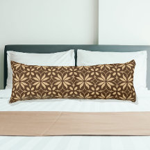 Abstract Scandinavian Geometric Floral Pattern