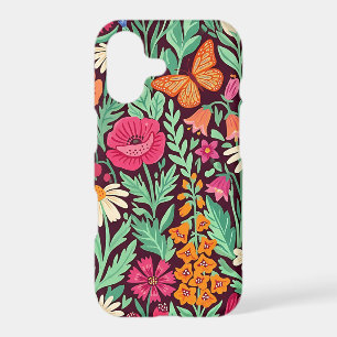 Abstract Scandinavian Wildflowers iPhone Cases