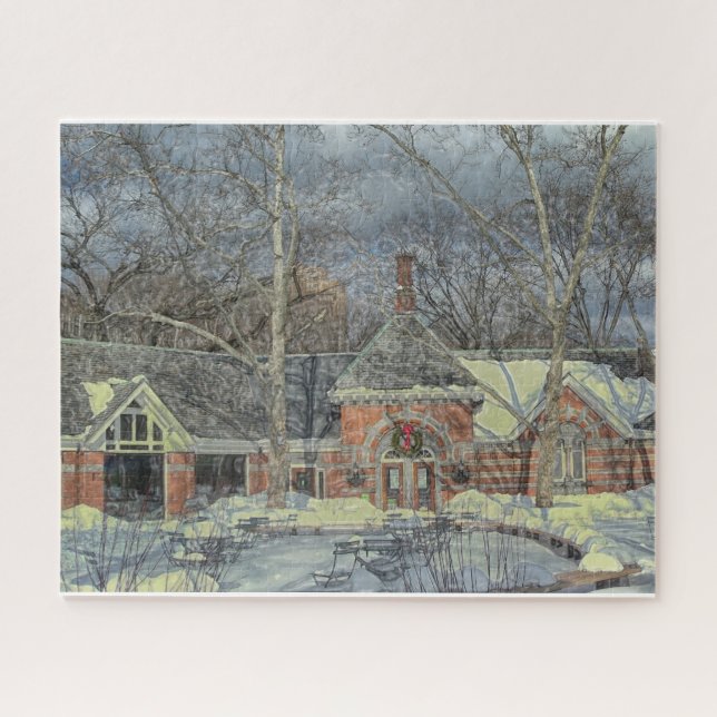 Abstract Scene . Central Park New York. Jigsaw Puzzle (Horizontal)