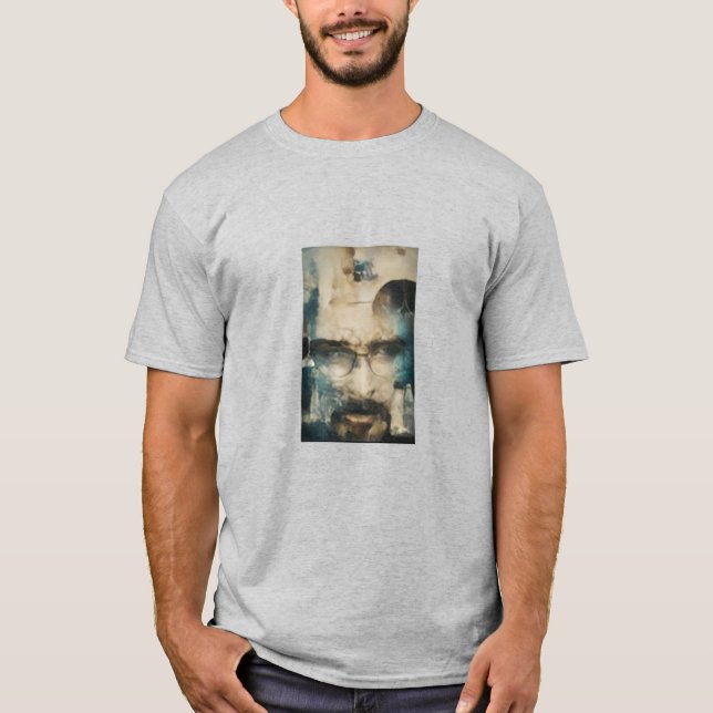 Abstract Scientist Portrait T-Shirt (Front)