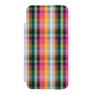 Abstract Scottish Plaid Incipio Watson™ iPhone 5 Wallet Case