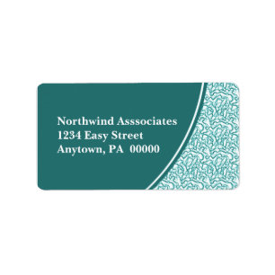 Abstract Scribbles Address Label