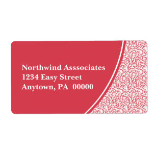 Abstract Scribbles Shipping Label