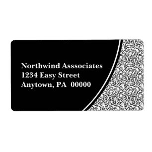 Abstract Scribbles Shipping Label