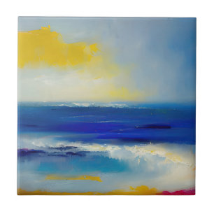 Abstract Sea 04 Ceramic Tile