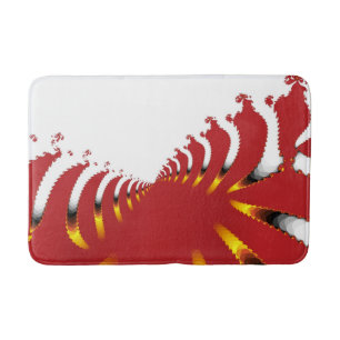 ABSTRACT SEA ANEMONE BATH MAT