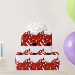 ABSTRACT SEA ANEMONE WRAPPING PAPER