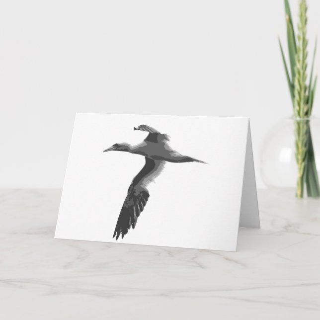 Abstract Sea Birds Card (Front)