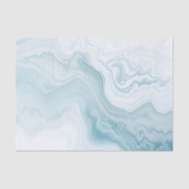 Abstract Sea Foam Rendering with Delicate Swirls  Tissue Paper (Front)