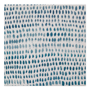 Abstract Sea Glass Pattern Painting Poster