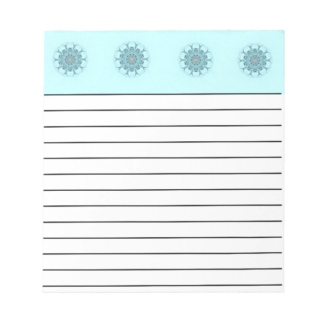 Abstract seafoam notepad (Front)
