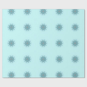 Abstract seafoam wrapping paper