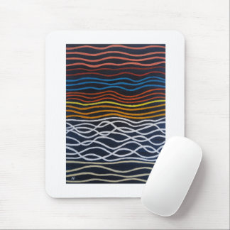 Abstract Seafront Painting by Alfred Fox Mouse Pad