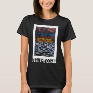 Abstract Seafront Painting by Alfred Fox T-Shirt