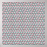  Abstract Seamless 3d Pattern. Isometric backgroun