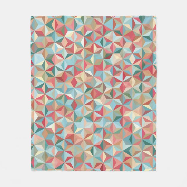 Abstract seamless background consisting of pastel  fleece blanket (Front)