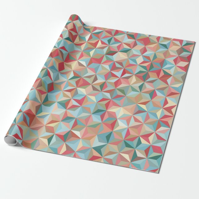 Abstract seamless background consisting of pastel  wrapping paper (Unrolled)