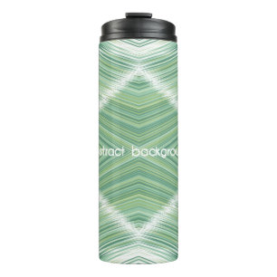 Abstract seamless background. Many wavy lines crea Thermal Tumbler