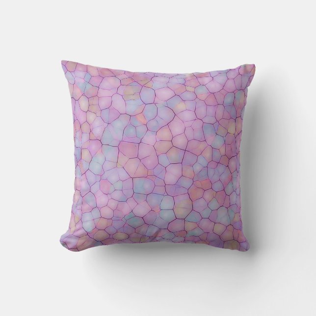 Abstract seamless background of colourful spots li cushion (Front)