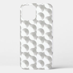 Abstract seamless circle 3d slide background.abstr iPhone 12 case