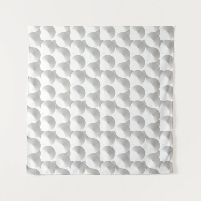 Abstract seamless circle 3d slide background.abstr tapestry (Front)