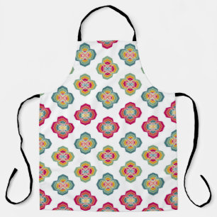 Abstract Seamless Floral Background, surface textu Apron