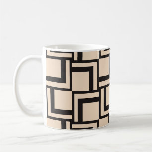 Abstract seamless geometric pattern coffee mug