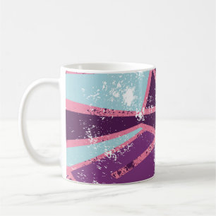 Abstract seamless geometric pattern. grunge urban  coffee mug