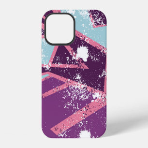 Abstract seamless geometric pattern. grunge urban iPhone 12 case