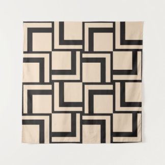 Abstract seamless geometric pattern tapestry