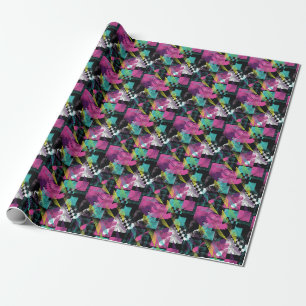 Abstract seamless, girls boys fashion, colourful. wrapping paper