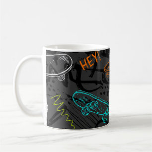 Abstract seamless grunge pattern. Urban style mode Coffee Mug