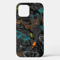 Abstract seamless grunge pattern. Urban style mode