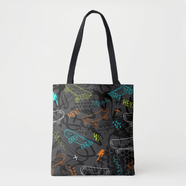 Abstract seamless grunge pattern. Urban style mode Tote Bag (Front)