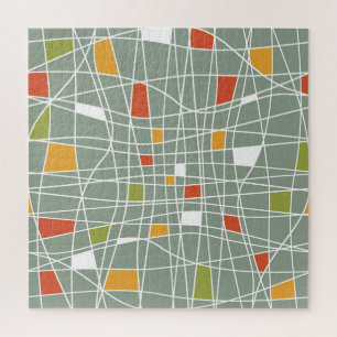 Abstract Seamless: Modern Pattern Design. Jigsaw Puzzle