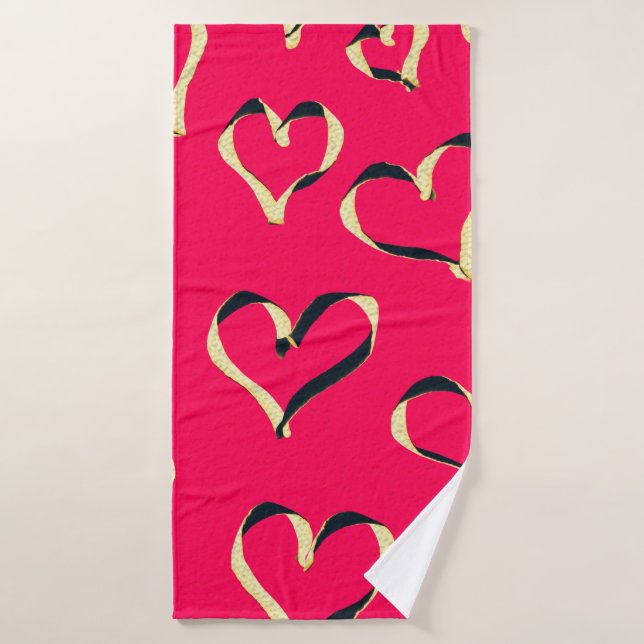 abstract seamless oriental background pattern colo bath towel (Bath Towel)