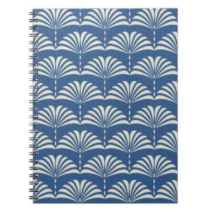 Abstract seamless oriental floral pattern Art deco Notebook