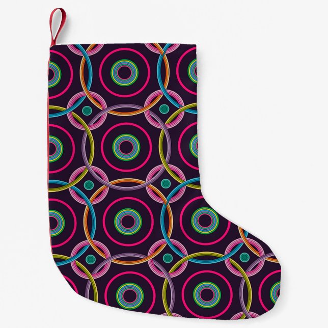 Abstract seamless pattern background.abstract, abs small christmas stocking (Front)