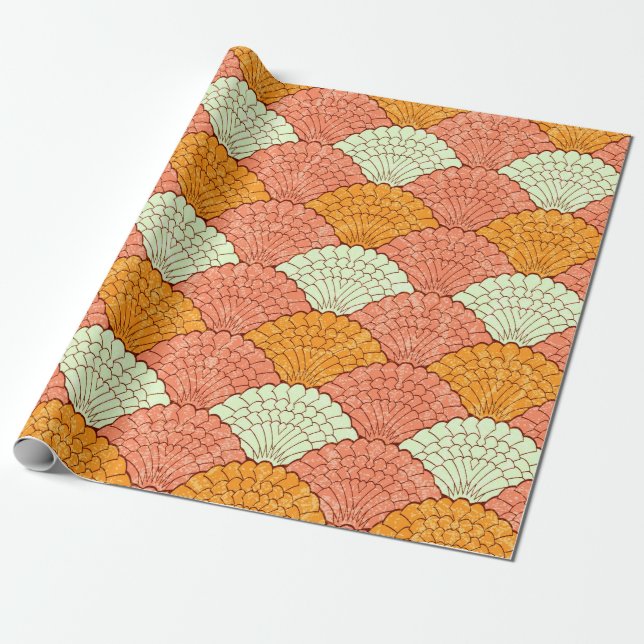 Abstract seamless pattern,background of decorative wrapping paper (Unrolled)