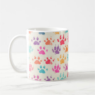 Abstract seamless pattern - bright colorful ink pr coffee mug